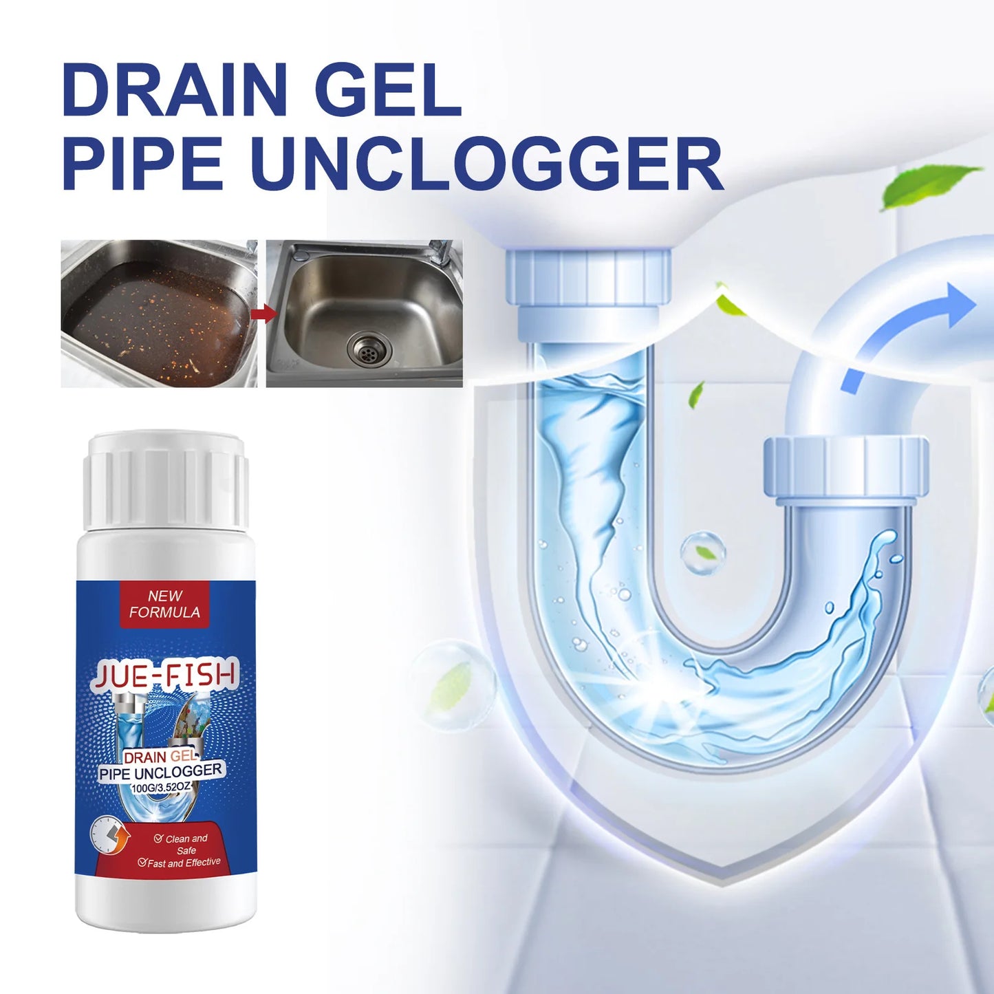 MagiClear Kitchen & Bathroom Dredging Powder