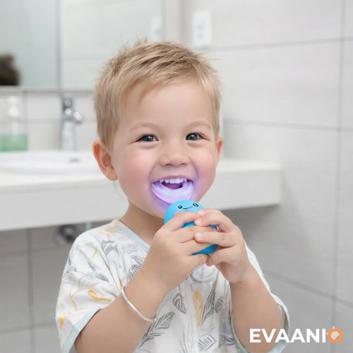 TinyGrin Pro Gentle 360° Toddler Toothbrush
